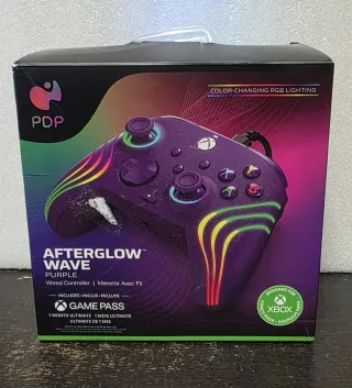 Mando Xbox PDP Afterglow Wave RGB Compatible PC