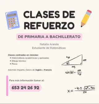 Clases particulares primaria, ESO y bachillerato