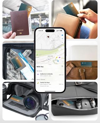 NOVOO Air Tag Card, 1.6 mm Smart Tracker Localizad