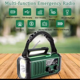 Radio Linterna Emergencia SOS