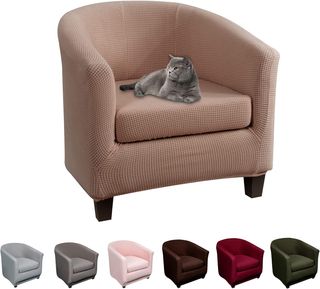 Funda de Sillón Elásticas 2 Piezas Funda para Sill