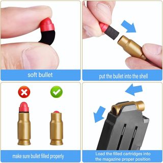 Munición espuma para pistola juguete niños