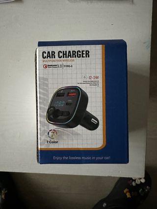 Transmisor FM Bluetooth 5.3 QC3.0