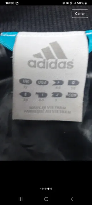 Cazadora acolchada Adidas Talla 38