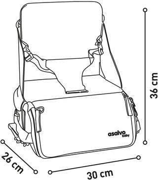 Asalvo BOOSTER CUSCUS Trona de Viaje para bebés ha