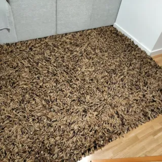 Alfombra Lana Marrón 160x200cm
