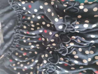 Vestido de lunares azul