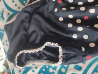 Vestido de lunares azul