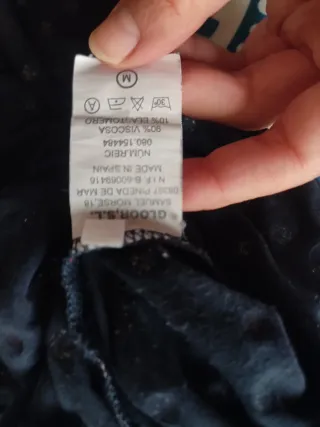 Vestido de lunares azul