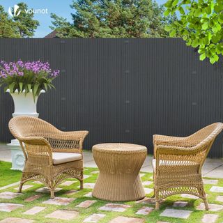 VOUNOT® Cañizo Ocultación PVC Doble Cara 80 x 300