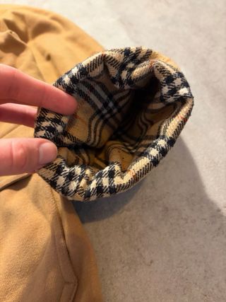 Abrigo Burberry Beige con Interior Novacheck