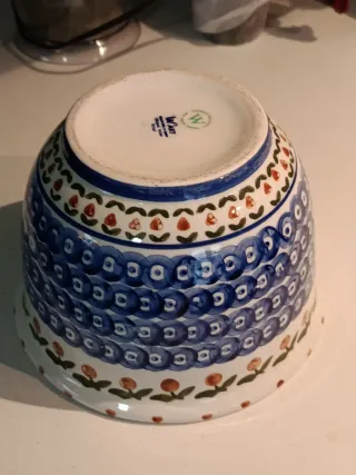 Partavaso ceramica decorata a mano italian design