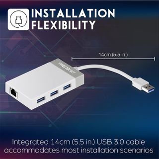 TRENDnet TU2-ET100 Kabelgebundener USB 2.0 auf 10/