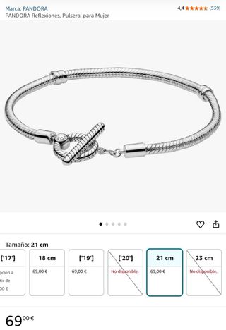 Pulsera de plata Pandora