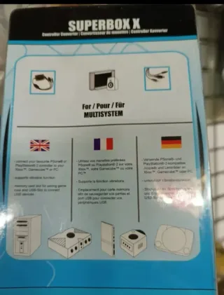 Adaptador Mad Catz Superbox X PS2/GC/Xbox