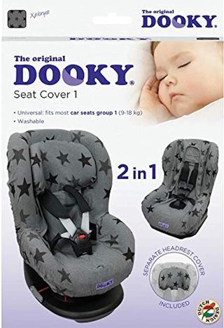 Dooky Black Uni Funda de asiento infantil (ajuste