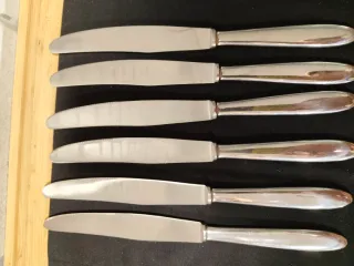 Juego de 6 cubiertos de acero inoxidable NUEVOS