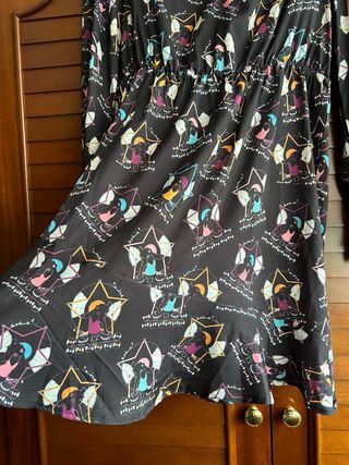 Vestido CHIKLOKA Talla S Estampado Multicolor