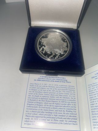 Moneda Plata 10€ Eslovaquia 2016