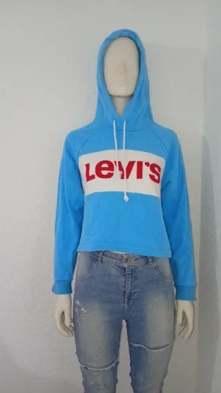 Sudadera Levi's azul con logo