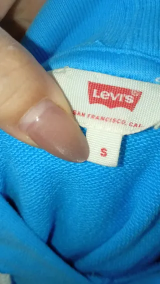 Sudadera Levi's azul con logo