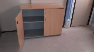 Escritorio de oficina madera y metal