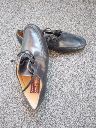 Scarpe Valleverde Uomo Vintage Stringate Nere 42,5