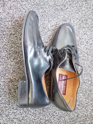 Scarpe Valleverde Uomo Vintage Stringate Nere 42,5