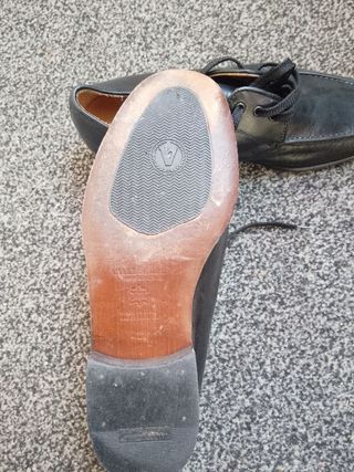 Scarpe Valleverde Uomo Vintage Stringate Nere 42,5