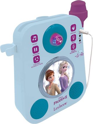 Lexibook, Frozen, Altavoz Musical Luminoso con 2 m