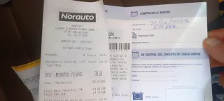 Batería Norauto 09 12V 50Ah 470A