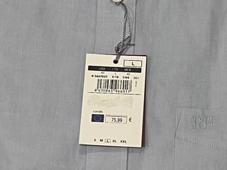 Camisa Pedro del Hierro Azul Manga Larga