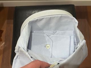 Camisa Pedro del Hierro Azul Manga Larga