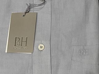 Camisa Pedro del Hierro Azul Manga Larga