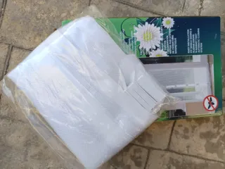 Mosquitera Puerta Blanca 90x210cm Iman