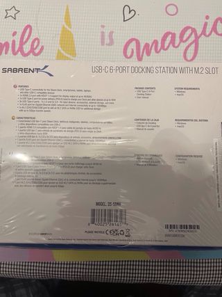 Sabrent Docking Station USB-C 6-Port para SSD M.2