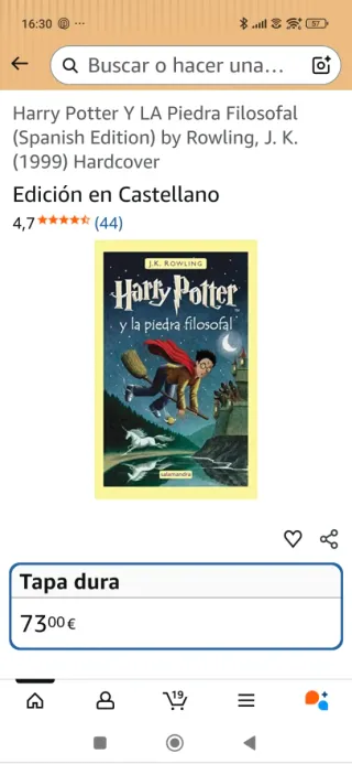 Harry Potter y la piedra filosofal