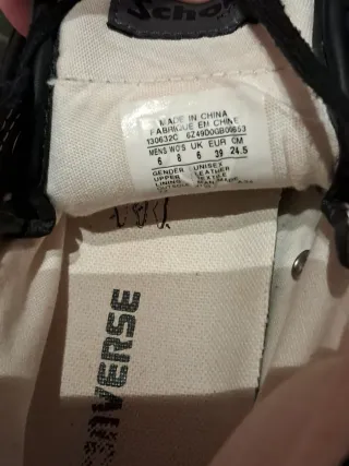 Zapatillas Converse Negras