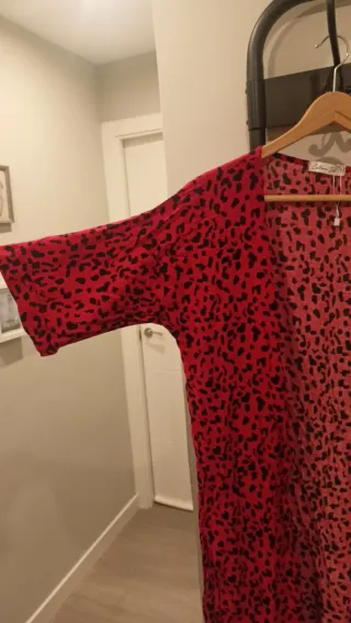 Kimono Animal Print Manga Corta