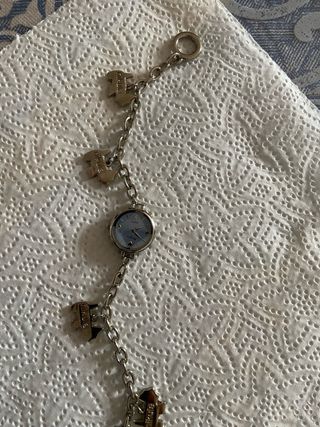 Reloj Mingdu Quartz Azul y Plateado