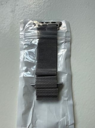 Correa Milanese Apple Watch Gris