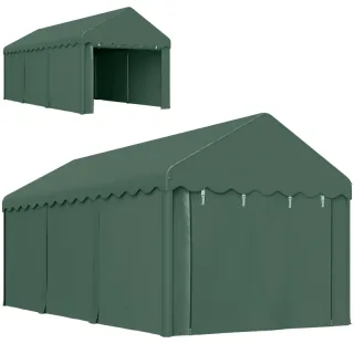 Garaje Exterior Coche 6x3m Verde