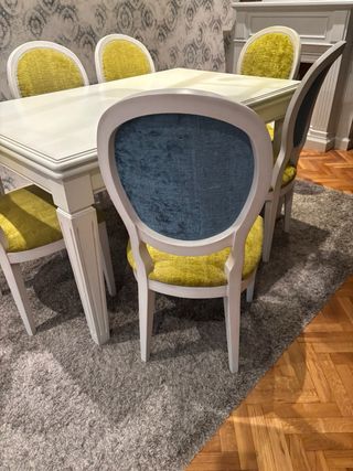 Conjunto mesa y sillas comedor