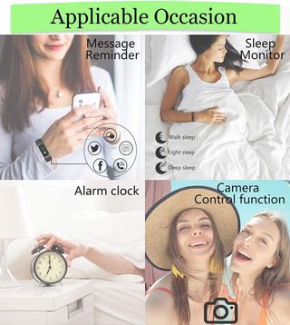 Smartwatch,Pulsera de Actividad física,Reloj Intel