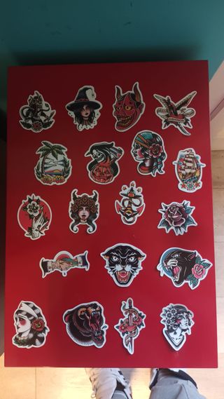 Set di adesivi tattoo old school