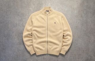 Chaqueta Burberry Beige Logo Bordado