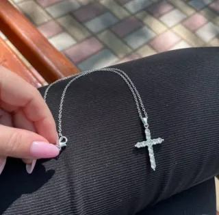 Colgante Cruz Brillante