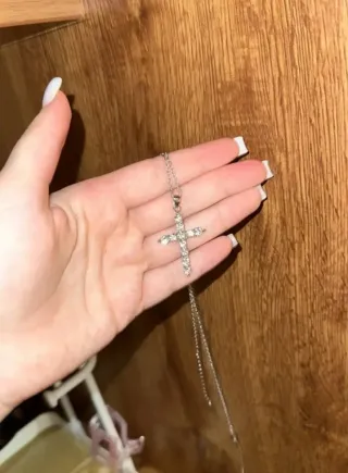 Colgante Cruz Brillante