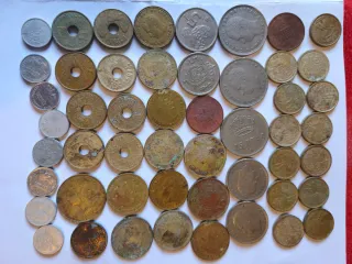 Lote Monedas Antiguas Varias