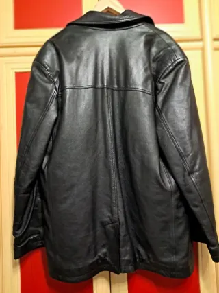 Chaqueta de piel BEGGAR tres cuartos hombre